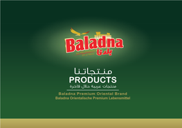 Baladna Products Catalogue 2020