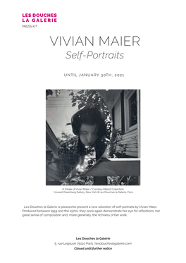 VIVIAN MAIER Self-Portraits