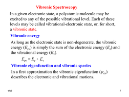 Excitation Spectrum of P-Dimethoxybenzene Excitation LIF, (Vibronic) Spectrum Contains Both Rotamers