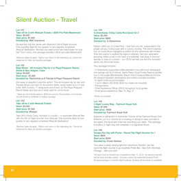 Silent Auction - Travel