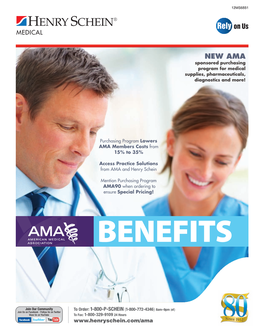 NEW AMA Sponsored Purchasing Program for Medical Supplies, Pharmaceuticals, Diagnostics and More!