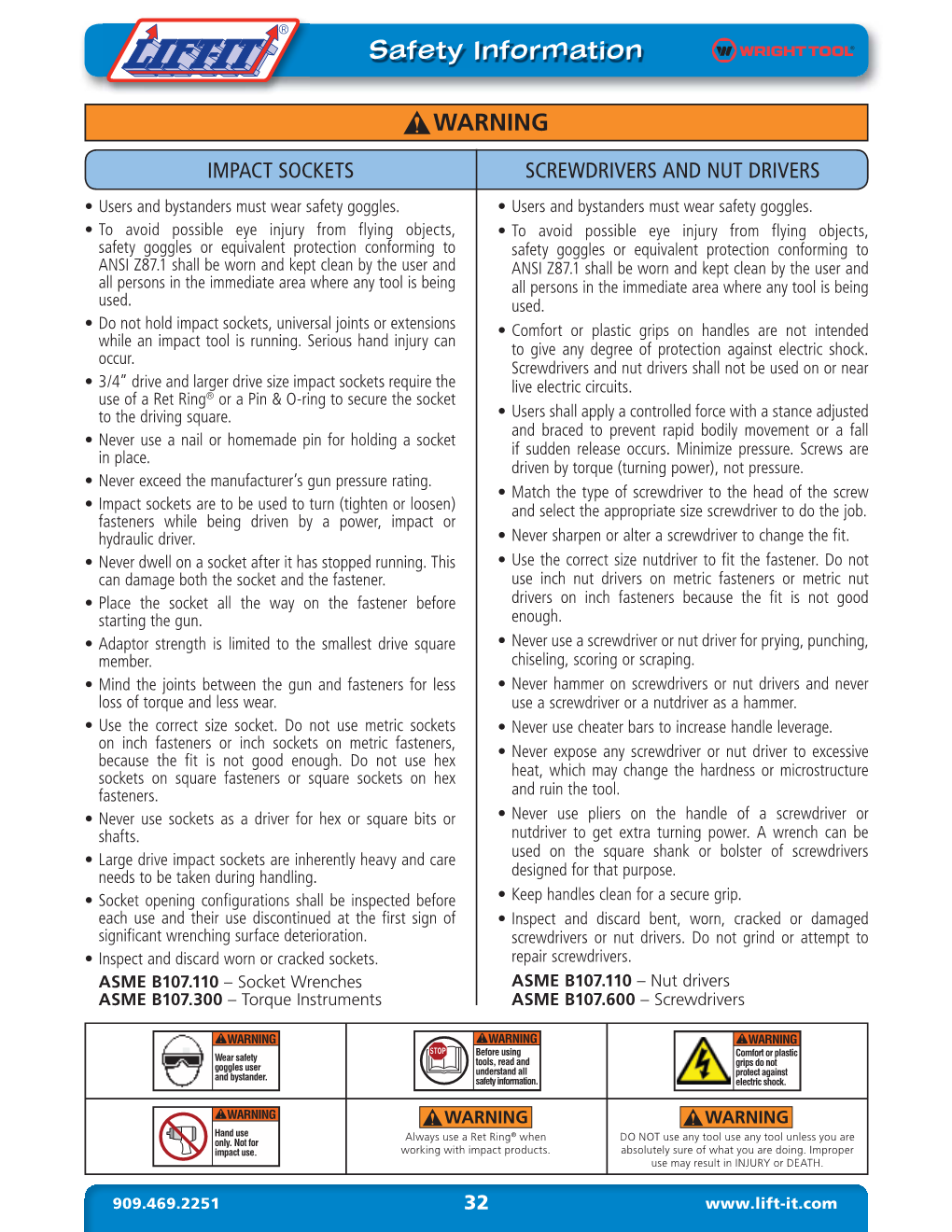 Safety-Information- -Impact-Sockets