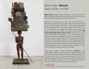 Alison Saar | Breach Sept. 17–Dec. 17, 2016