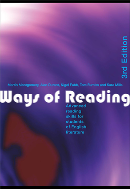 Ways of Reading: Advanced Reading Skills for Students of English