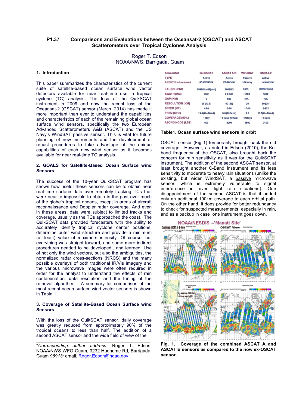 (OSCAT) and ASCAT Scatterometers Over Tropical Cyclones Analysis