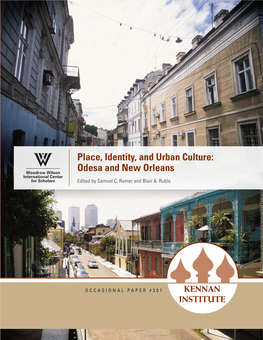 Place, Identity, and Urban Culture: Odesa and New Orleans