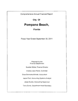 2011 Comprehensive Annual Financial