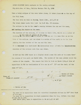 LUNAR ECLIPSES (With Emphasis on the Coming Eclipse) Roy.Astr.Soc