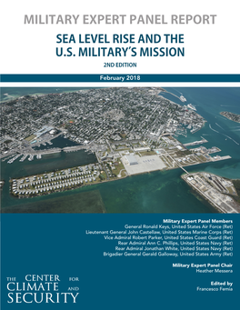 Military Expert Panel Report: Sea Level Rise and the U.S. Military's Mission. 2Nd Edition