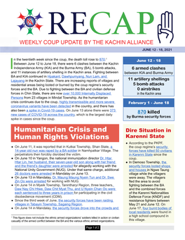 Humanitarian Crisis and Human Rights Violations