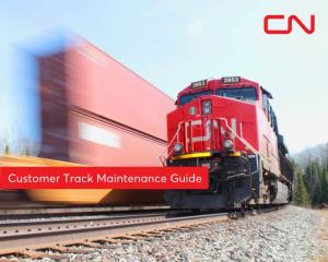 Customer Track Maintenance Guide Winter Safety
