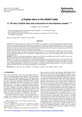 Β Cephei Stars in the ASAS-3 Data II