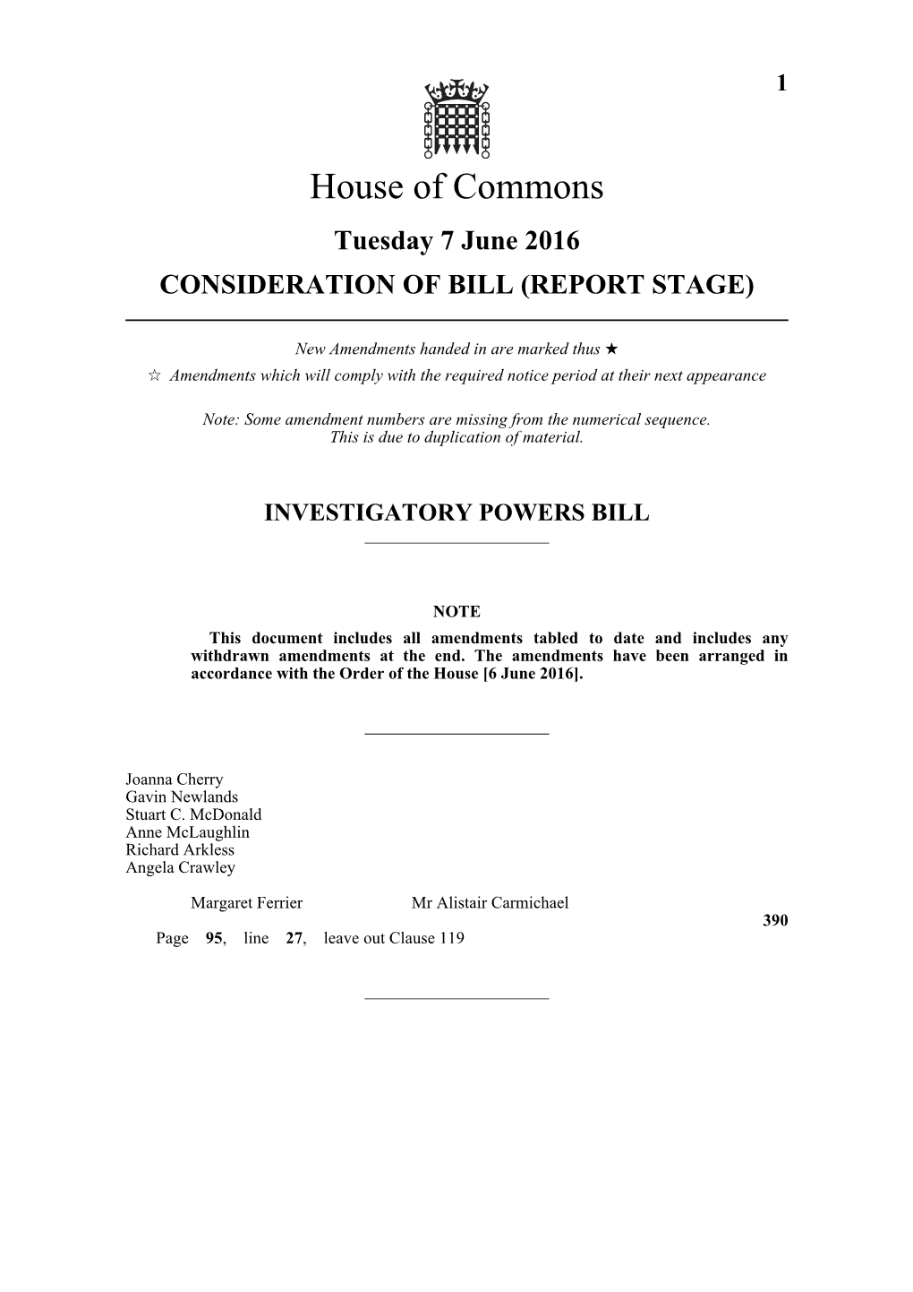 Investigatory Powers Bill