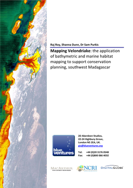The Application of Bathymetric and Marine Habitat Mapping to Support Conservation Planning, Southwest Madagascar