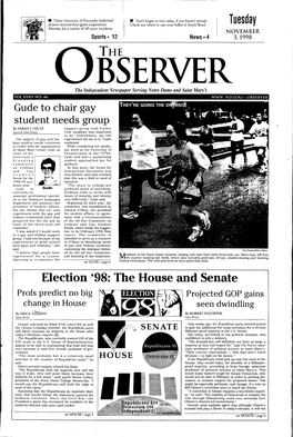 Tuesday Election '98: the House and Senate