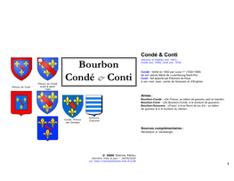 Bourbon Condé & Conti