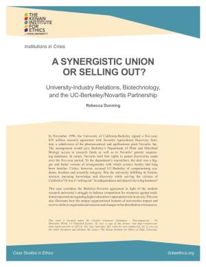 A Synergistic Union Or Selling Out?