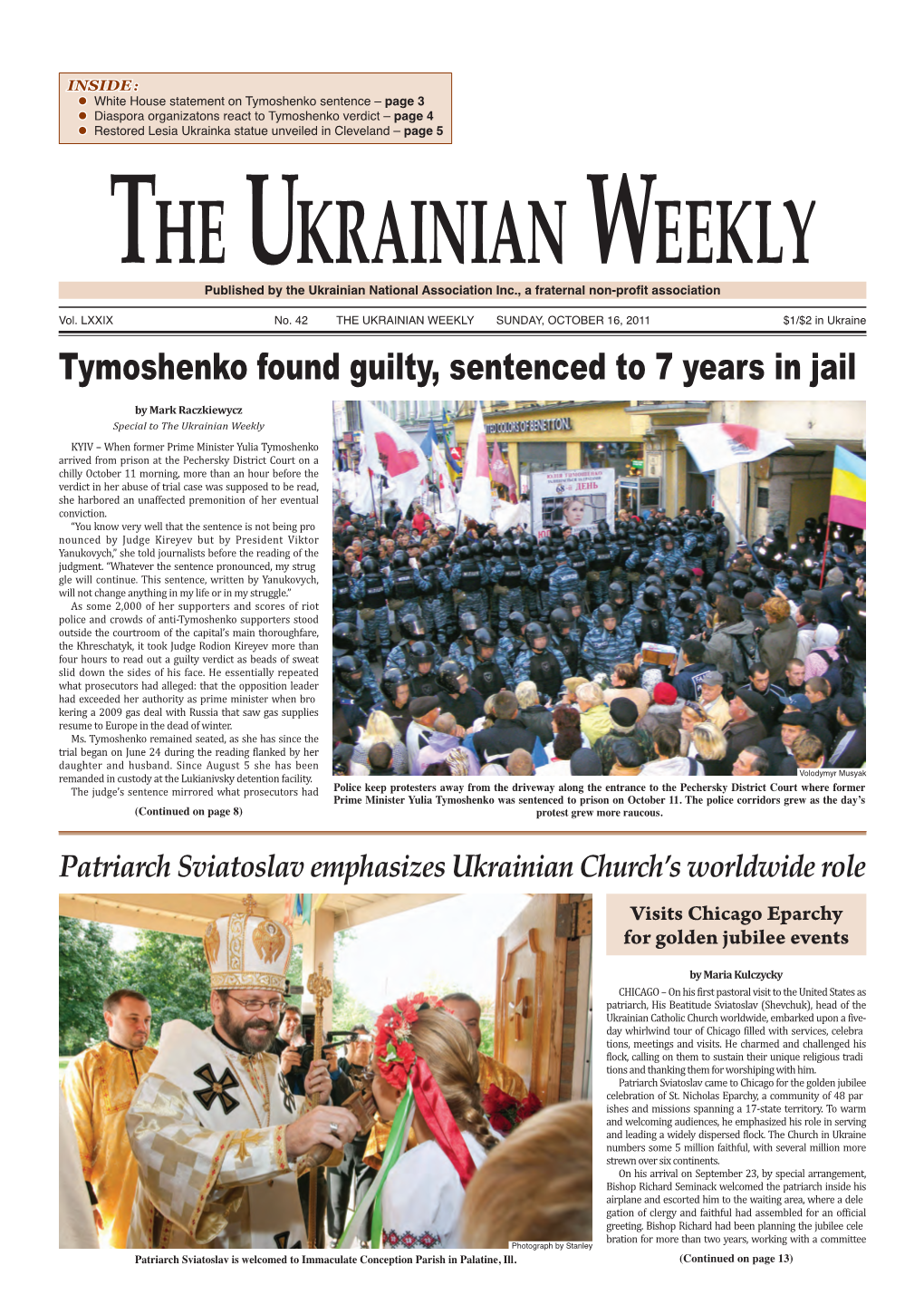 The Ukrainian Weekly 2011, No.42