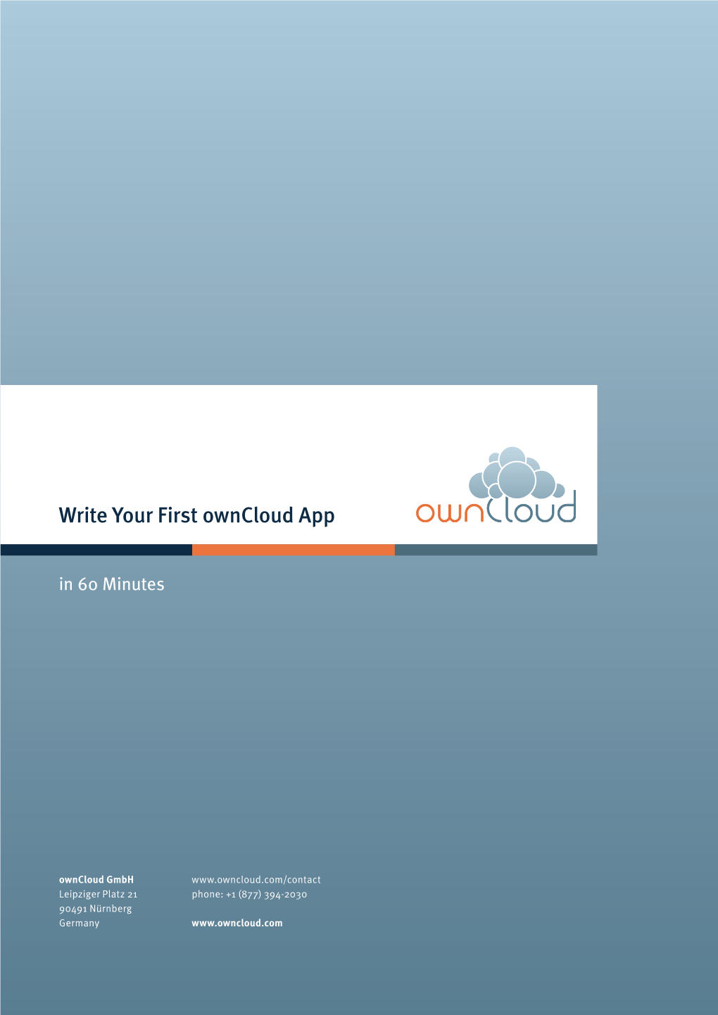 Write Your First Owncloud App in 60 Minutes