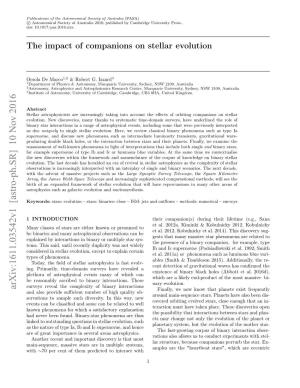 The Impact of Companions on Stellar Evolution