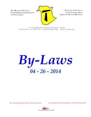 By-Laws 04 - 26 - 2014