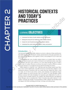 Chapter 2 Historical Contexts and Today's Practices