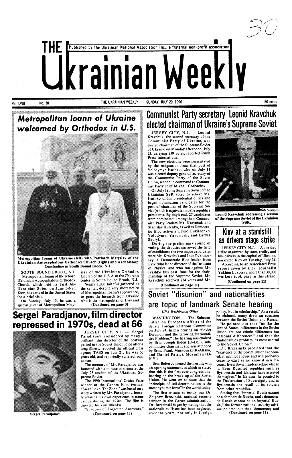 The Ukrainian Weekly 1990