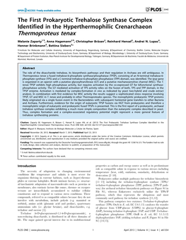 Thermoproteus Tenax