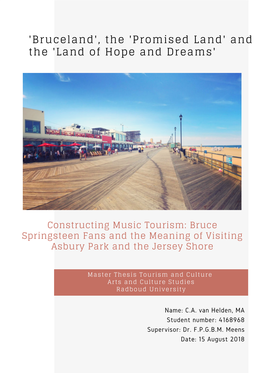 Bruce Springsteen Tourism to Asbury Park (& the Jersey Shore)