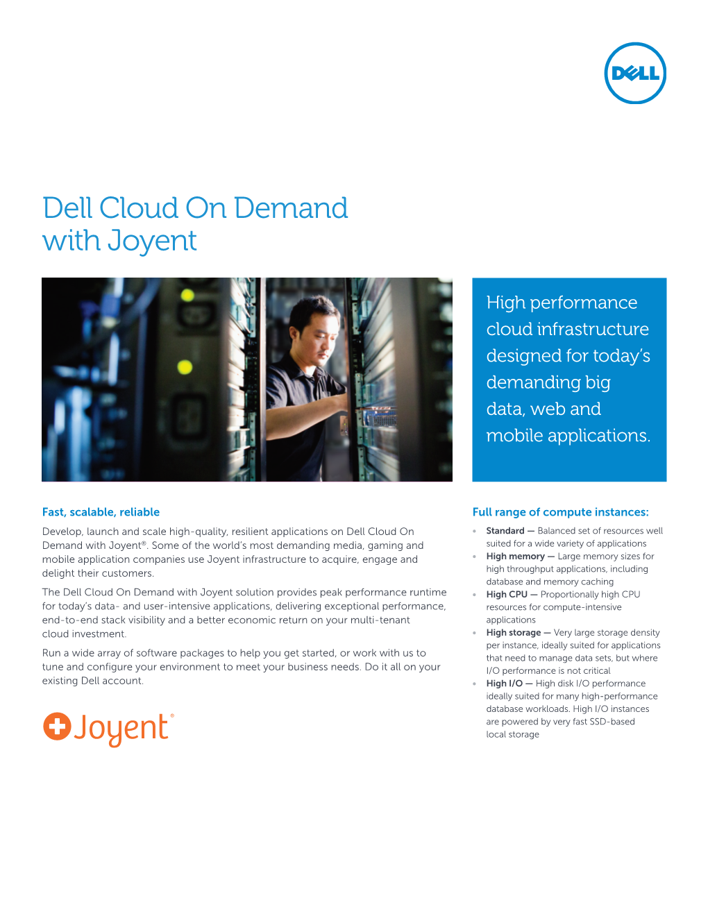 Dell Cloud on Demand with Joyent