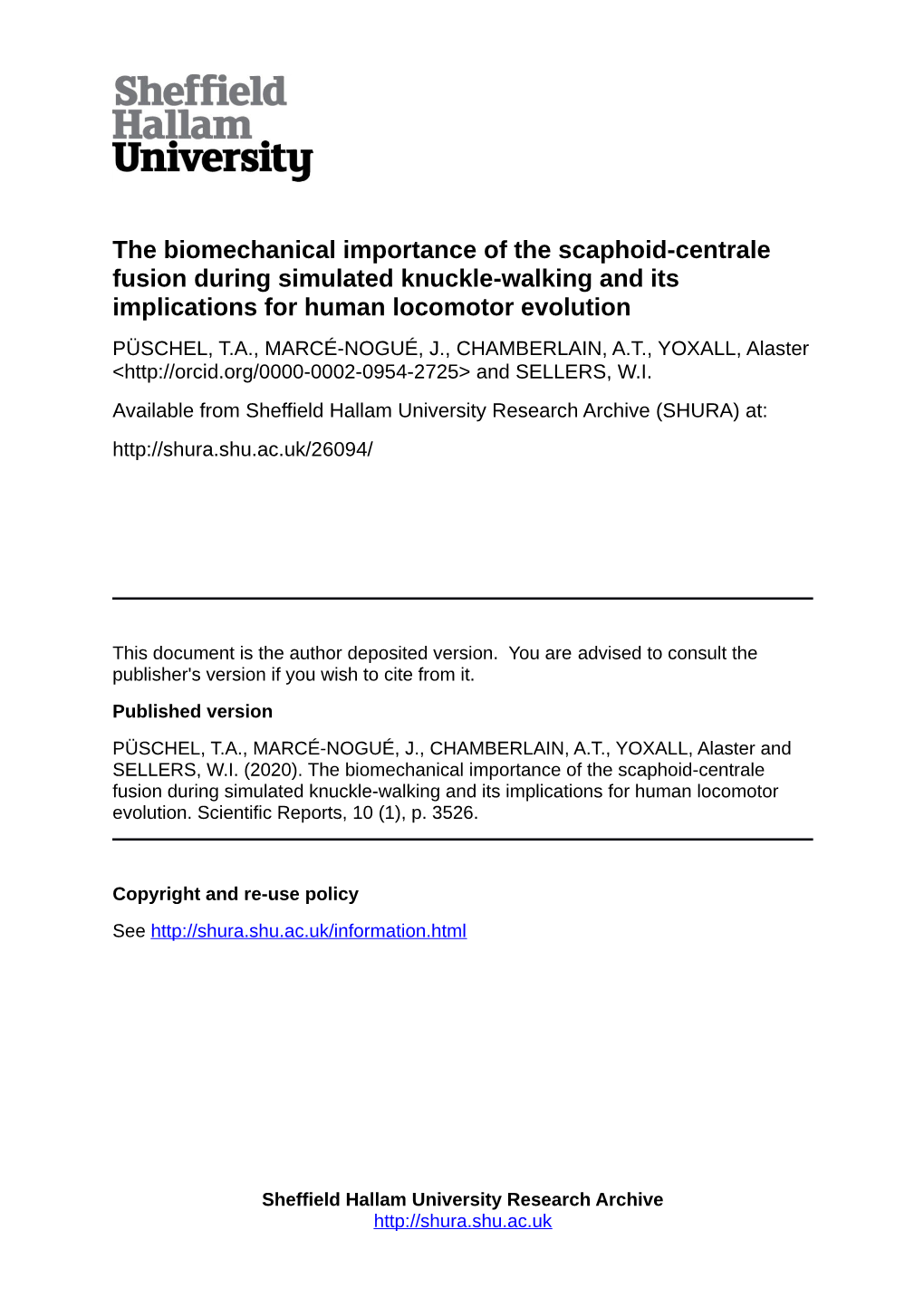 The Biomechanical Importance of the Scaphoid-Centrale Fusion During