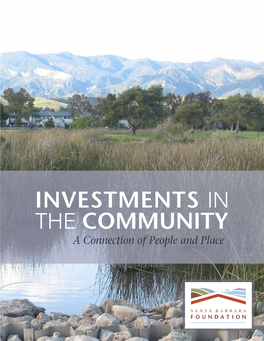 Investments in the Community a Connection of People and Place 2