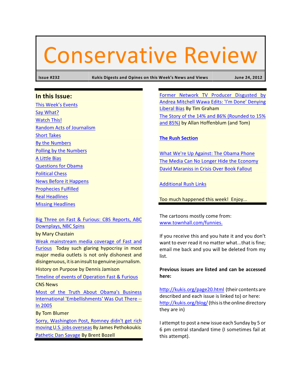 Conservative Review