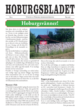 Hoburgsbladet Nr 1 2016