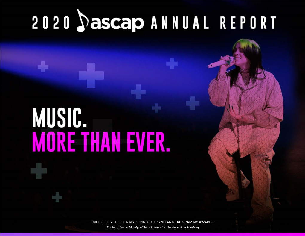 2020 ASCAP Annual Report