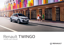 Renault TWINGO Vehicle User Manual
