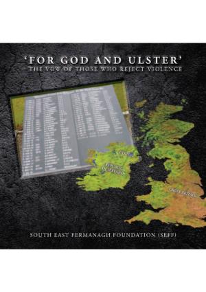 For God and Ulster’ ! the Vow of Those Who Reject Violence