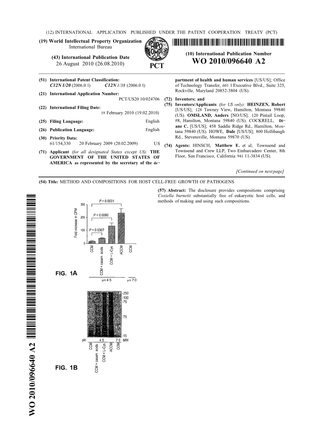 Wo 2010/096640 A2