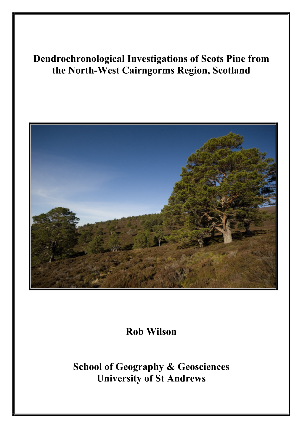 NW Cairngorms Report