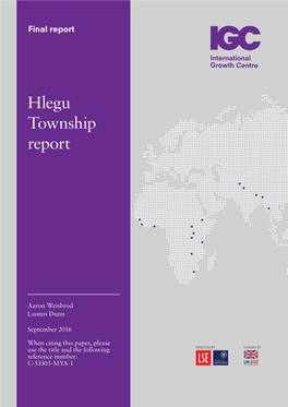 Hlegu Township Report