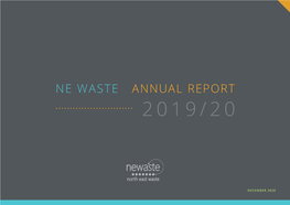 Ne Waste Annual Report 2019/20