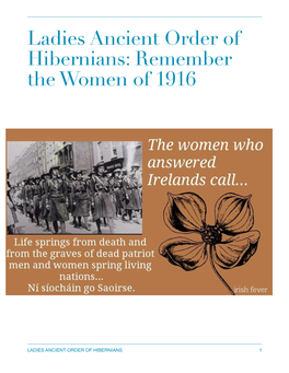 Women Who Answered the Call 1916