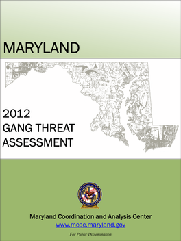 2012 Gang Threat Assessment