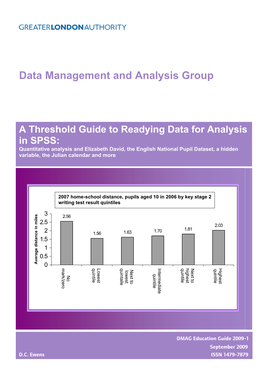 Data Management and Analysis Group