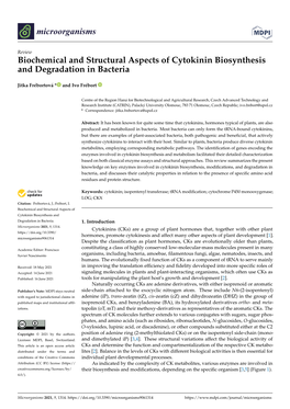 Biochemical and Structural Aspects of Cytokinin Biosynthesis and Degradation in Bacteria