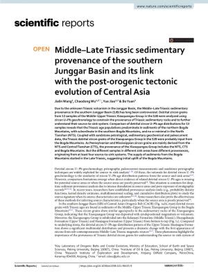 Middle–Late Triassic Sedimentary Provenance of the Southern