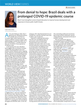 Brazil Deals with a Prolonged COVID-19 Epidemic Course