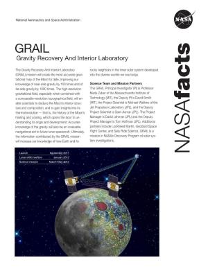 Gravity Recovery and Interior Laboratory