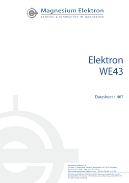Elektron WE43