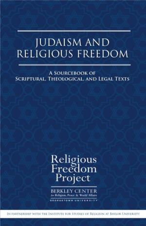 Judaism and Religious Freedom
